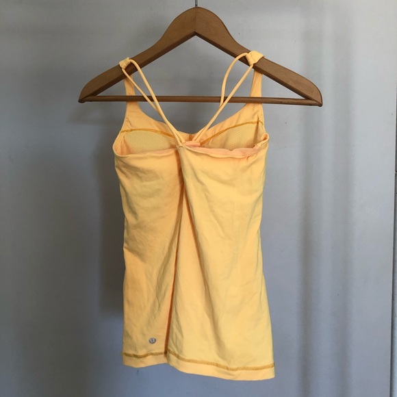 Lulu Lemon Yellow Workout Tank - Picture 3 of 3